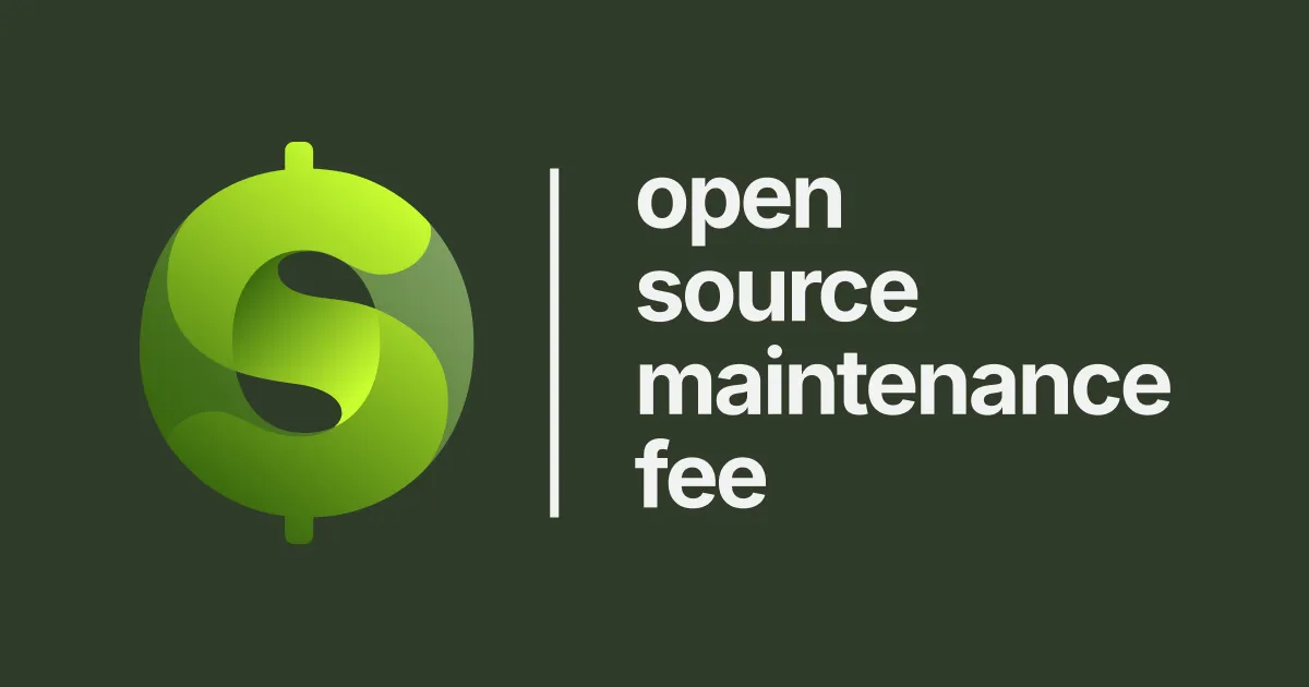 Open Source Maintenance Fee logo